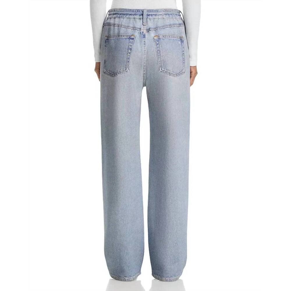 NEW RAG & BONE miramar terry drawcord wide pants in brighton - Picture 4 of 6
